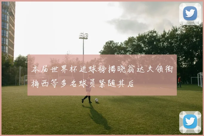 本届世界杯进球榜揭晓翁达夫领衔梅西等多名球员紧随其后
